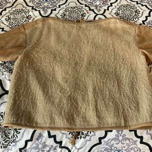 Banana Republic mixed media top